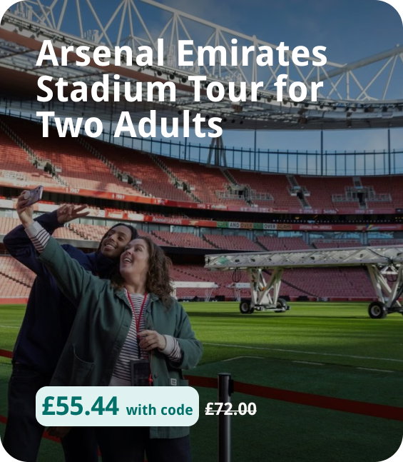 Arsenal Emirates Stadium Tour for Two Adults