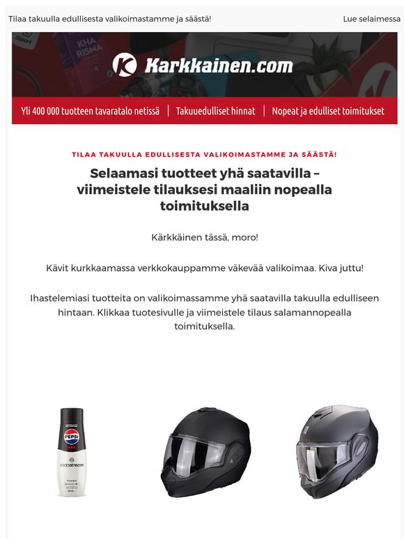 Katselit näitä tuotteita - Joko laitetaan tilaten? 👀