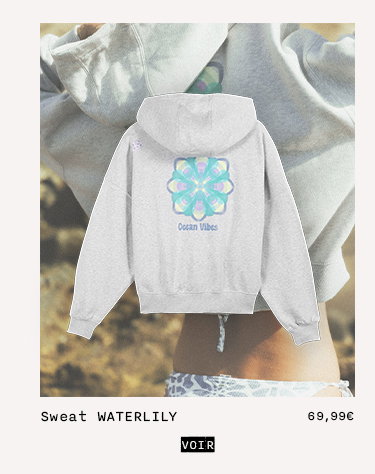 Sweat à capuche WATERLILY