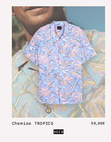 Chemise manches courtes TROPICS