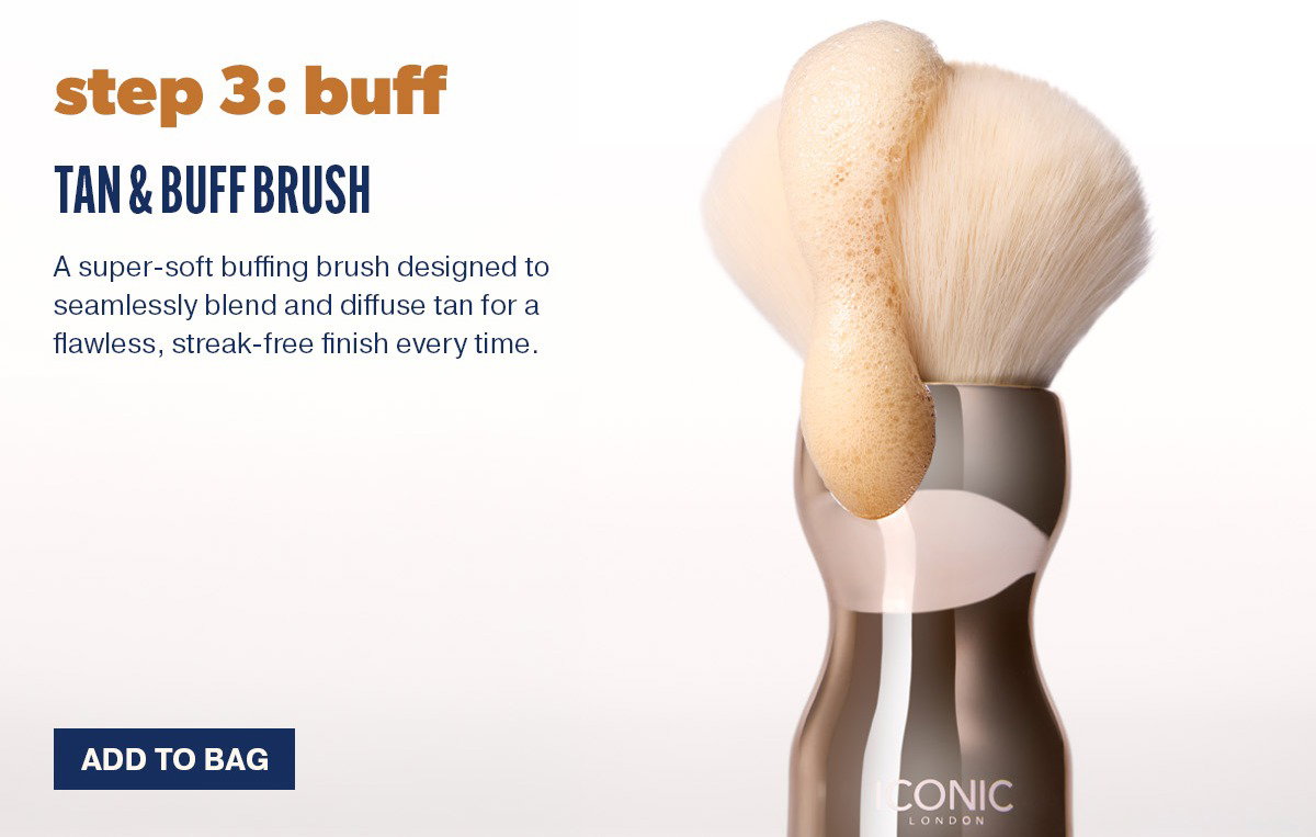 Step 3 - tan & buff brush