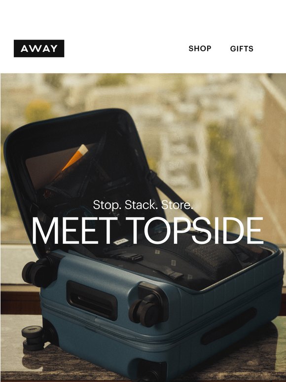 Meet our newest luggage: Topside