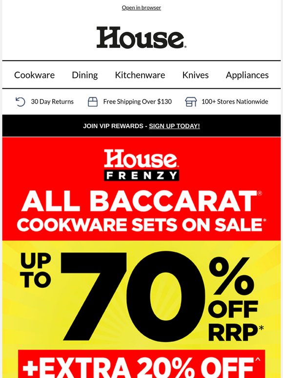 🔥Up to 70% off* Cookware Sets + Extra 20% off^ selected Items