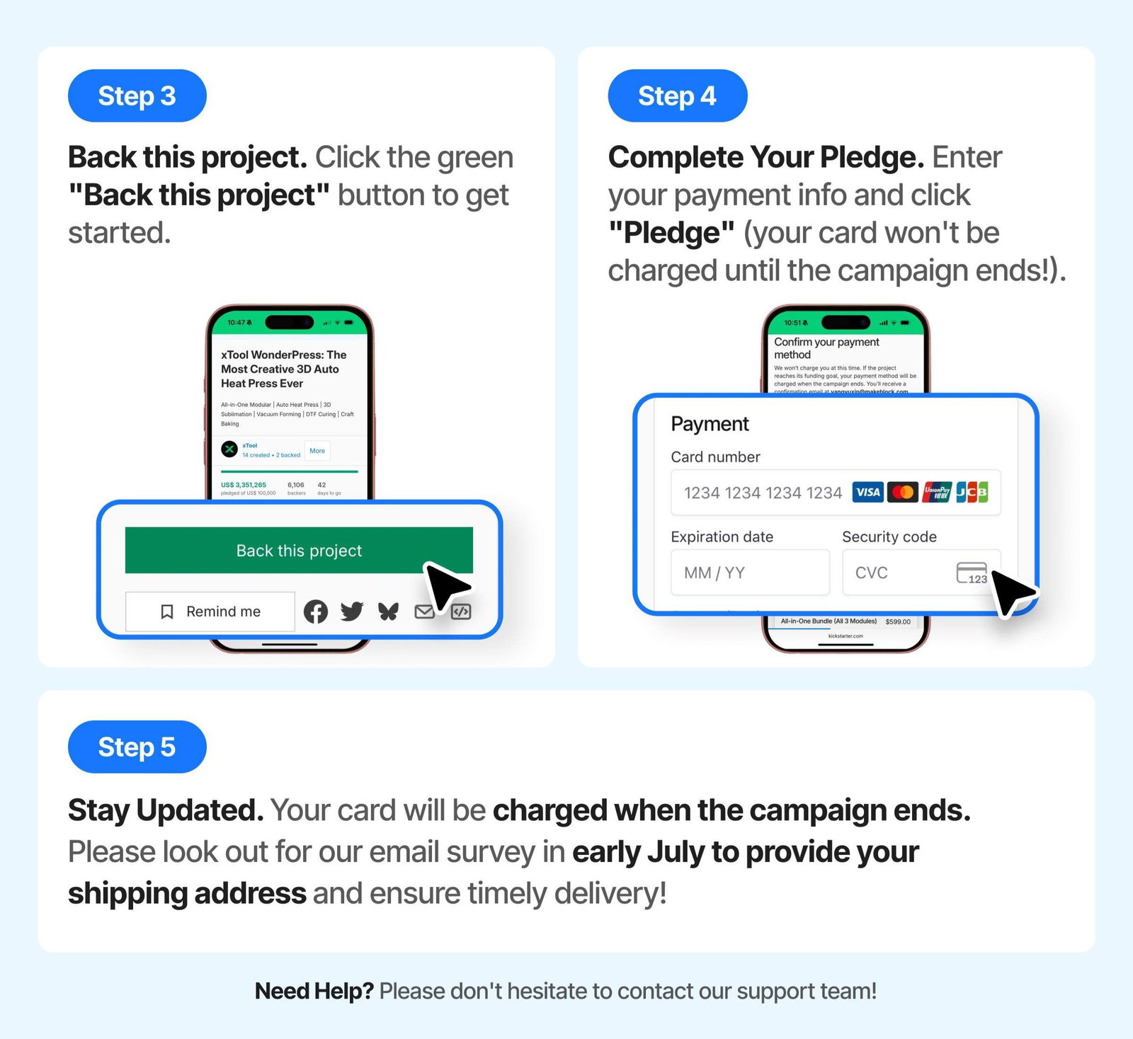 How to Buy/Pledge WonderPress on Kickstarter