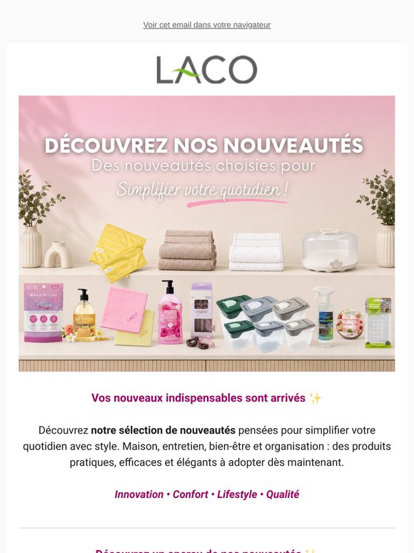 Les nouveautés Laco que vous allez adorer ✨