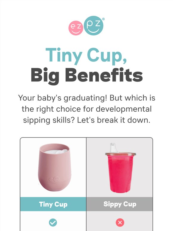 What cup comes after the bottle?