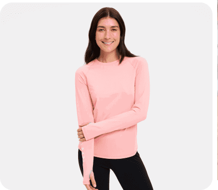 Women's Long Sleeve Rash Guard UPF 50+