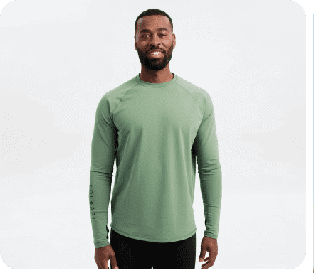 Men's Long Sleeve Rash Guard UPF 50+