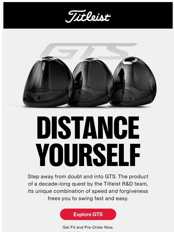New Titleist GTS Drivers - Now Available for Fittings and Pre-Orders