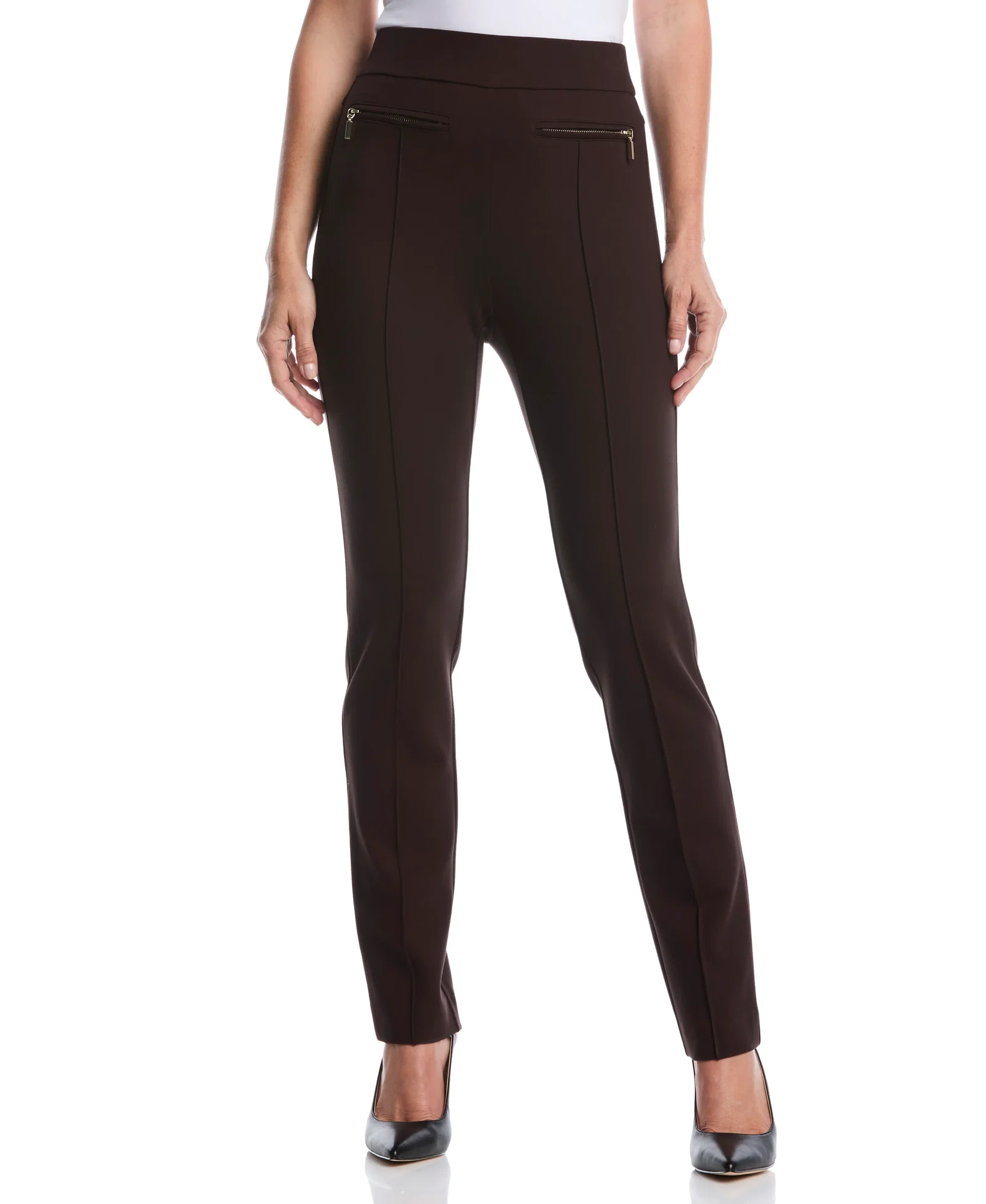 Image of Ponte Slim Leg Pant