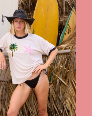 Fun Paradise Short Sleeve Cotton T-Shirt