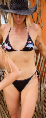 Party Wave Multi Triangle Bikini Top