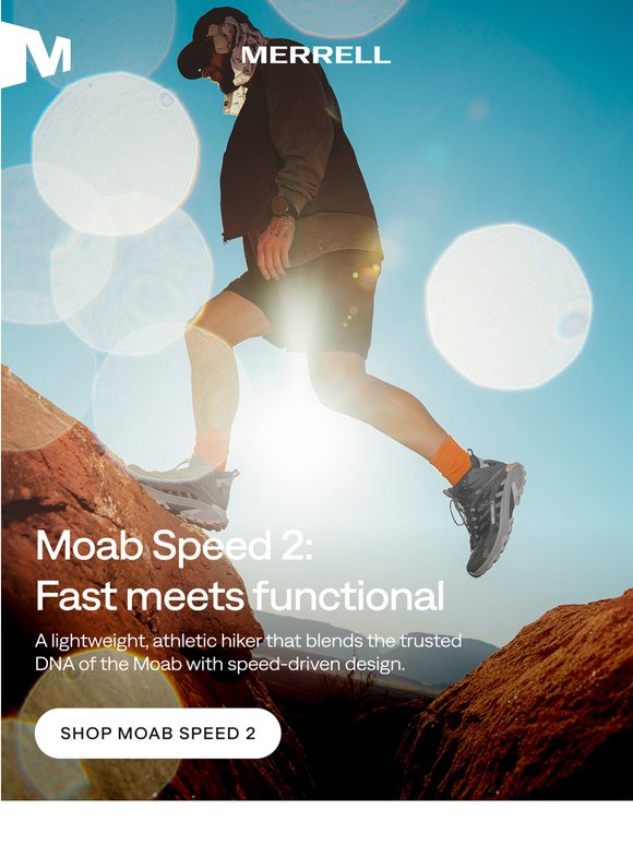 The iconic Moab, made lighter like a sneaker