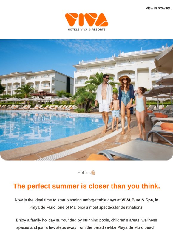 🌞 Start your summer early at VIVA Blue & Spa with up to 45% off