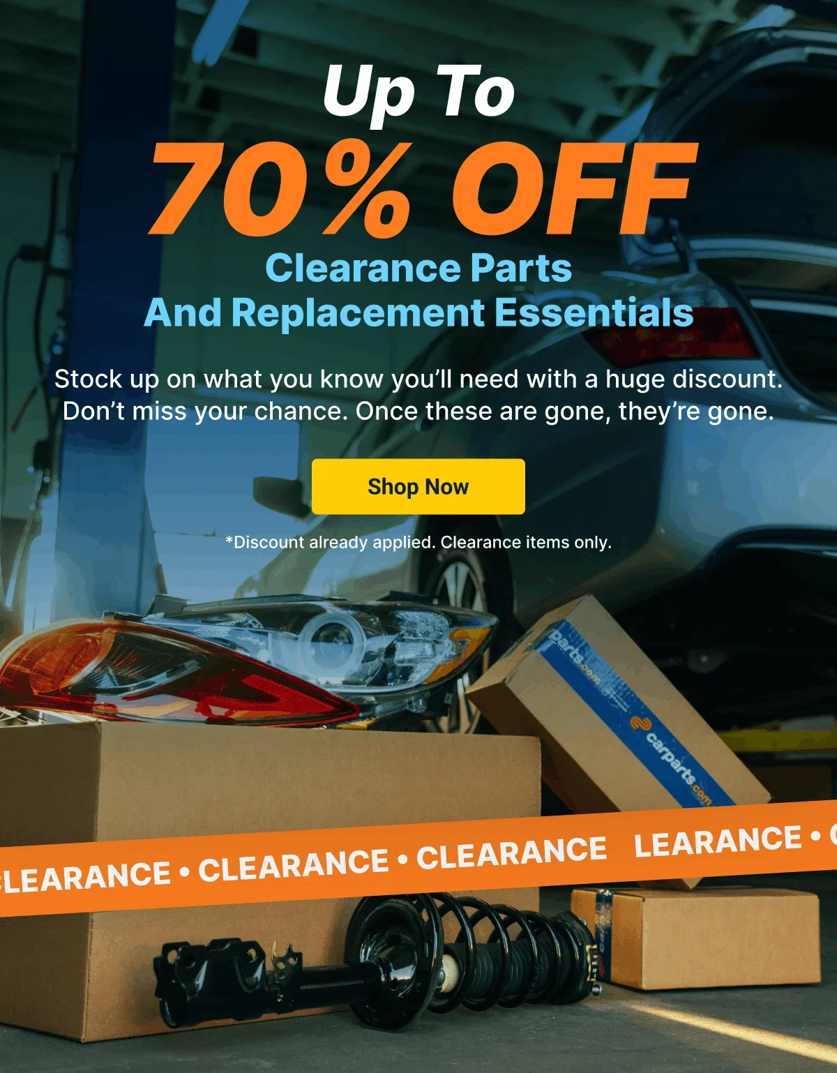 Up To 70% OFF | Clearance Parts And Replacement Essentials