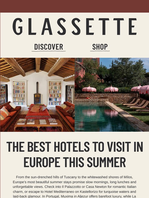THE BEST HOTELS TO VISIT IN EUROPE THIS SUMMER