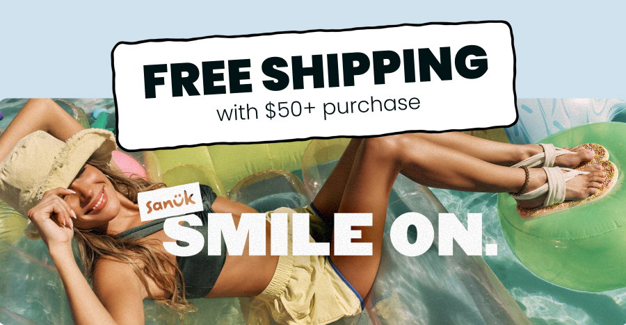 Free shipping on orders USD $50+
