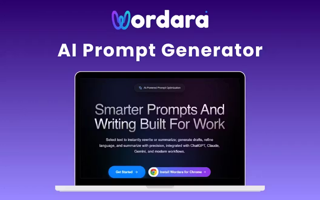 Wordara – AI Prompt Generator | Lifetime Access
