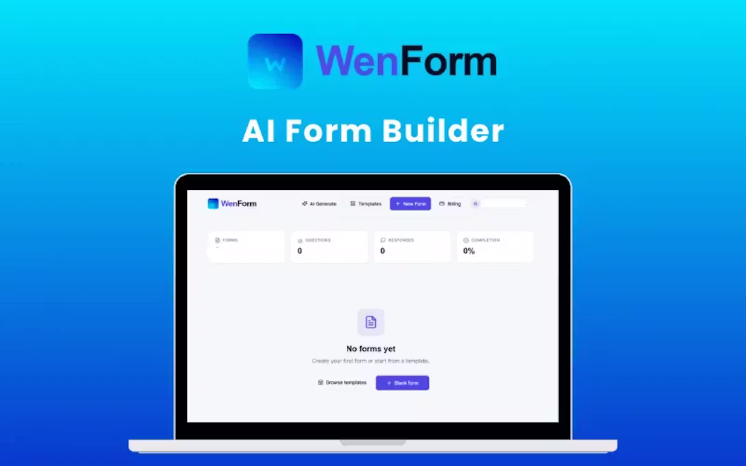 WenForm – AI Form Builder | Lifetime Access