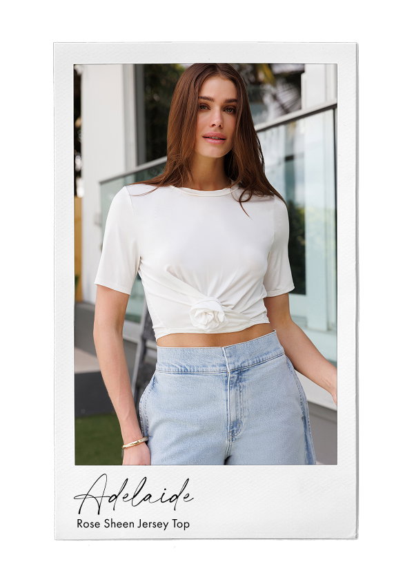 Adelaide Rose Sheen Jersey Top >> Shop Now