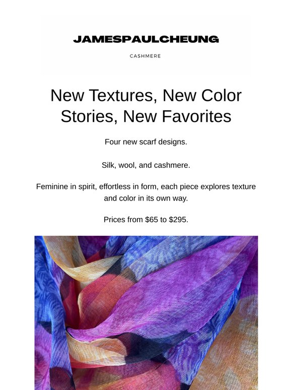 Four New Scarves, Endless Ways to Wear Them