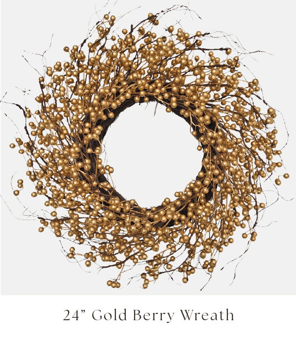 Gold Berry Wreath