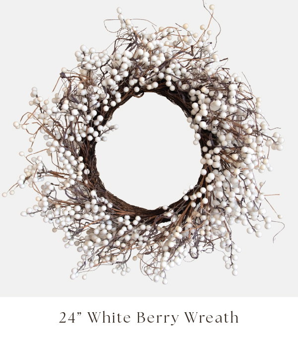 White Berry Wreath
