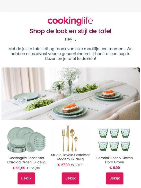 Zo dek je de tafel van je dromen ✨
