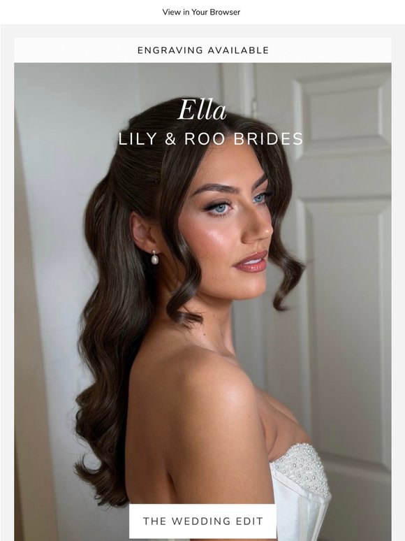 Meet Ella: LILY & ROO Bride 💍