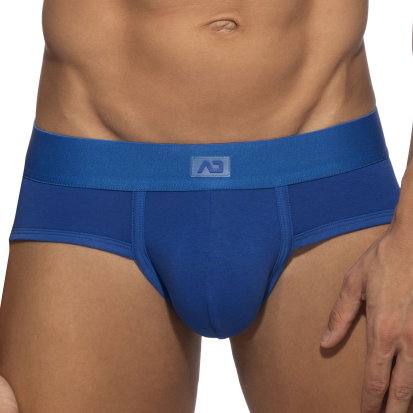 Addicted Slip Coton Uni Bleu Roi