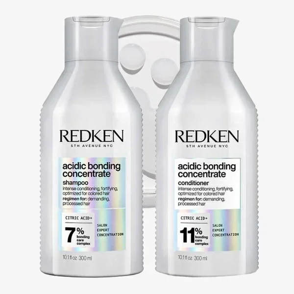 Redken Acidic Bonding Concentrate Shampoo 300ml and Conditioner 300ml Duo