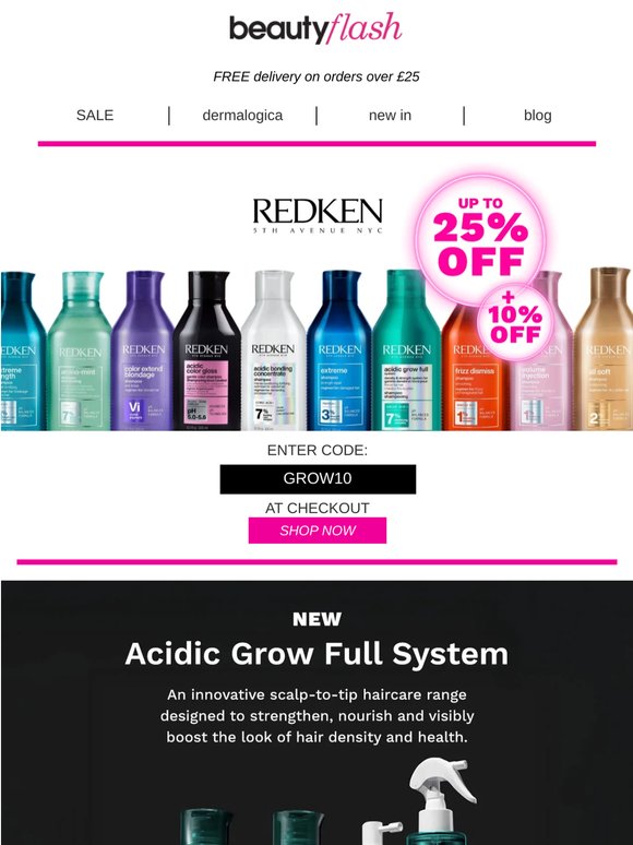 Just Arrived from Redken 🖤 Are you growing your locks?