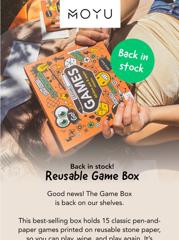Game Box is back! 🎲