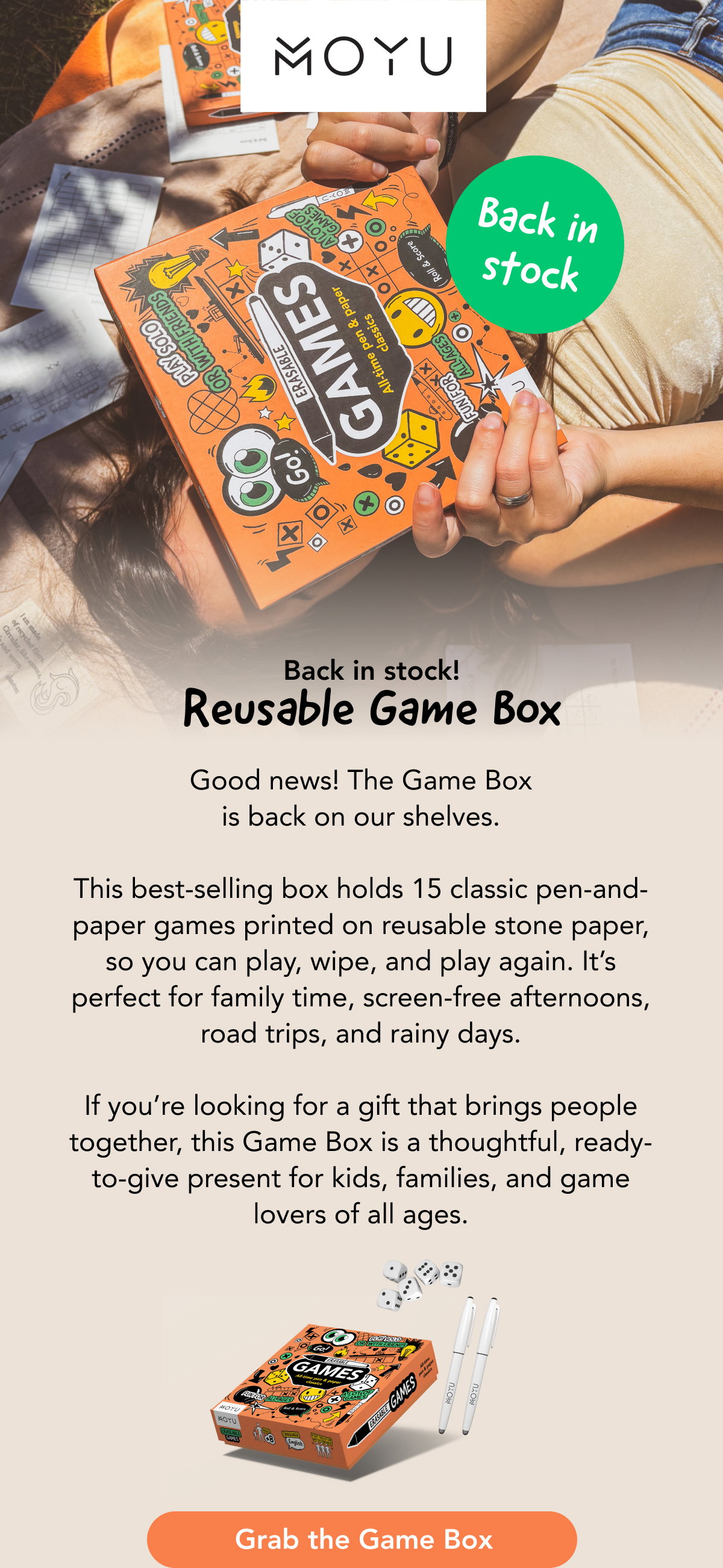 Game box is back!