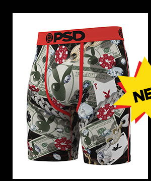 PSD x Playboy Bet Red Boxer Briefs