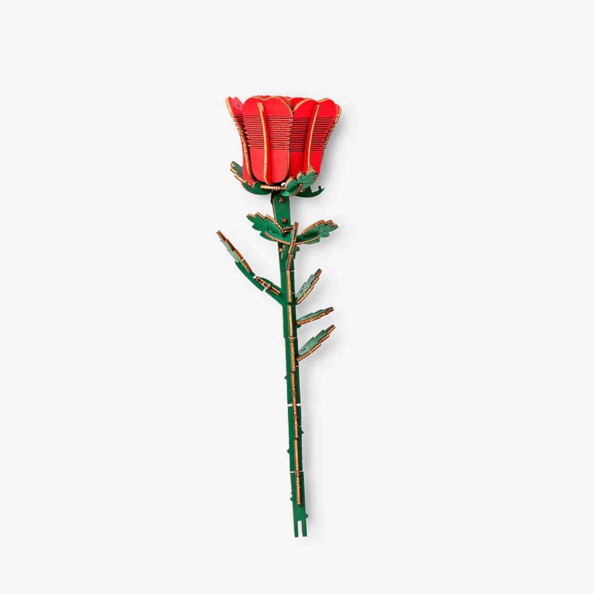 Image of DIY wooden rose