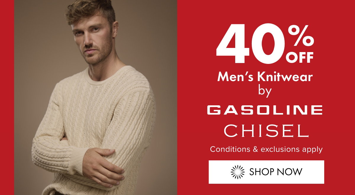 40% OFF Men's Knitwear by Gasoline & Chisel