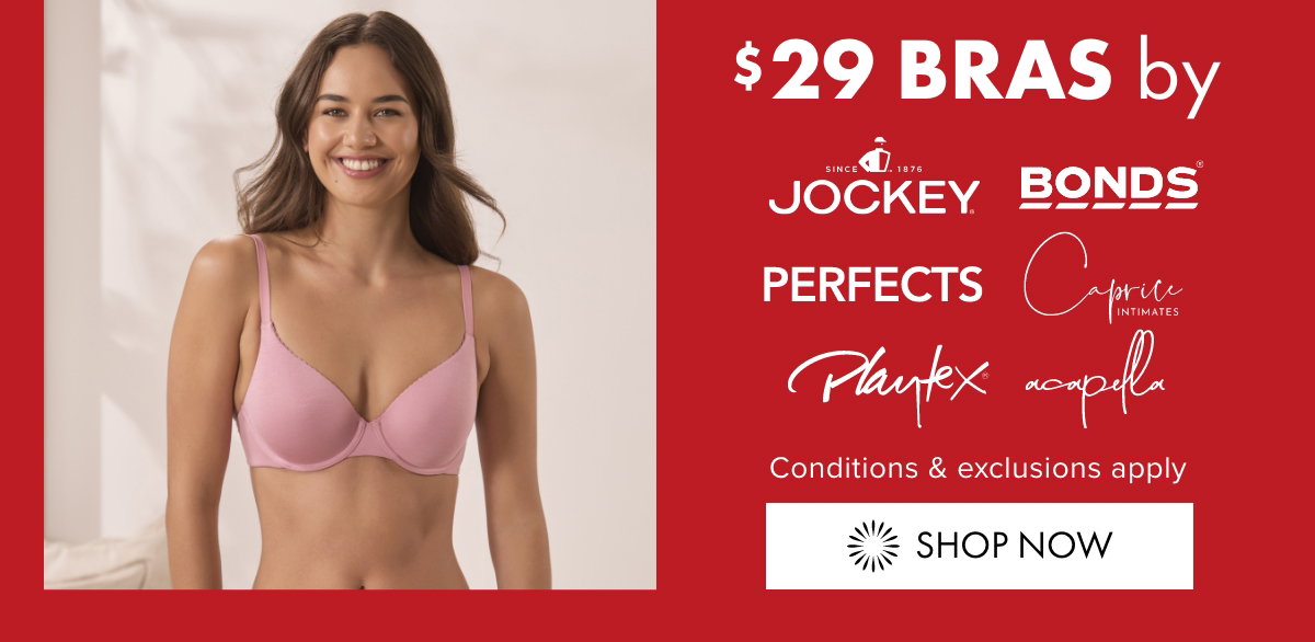 $29 Bras by selected brands