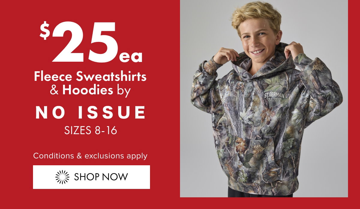 $25ea Fleece Sweatshirts & Hoodies by No Issue