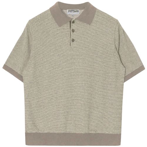 Pittari Microstripe Short Sleeve Polo - Trian
