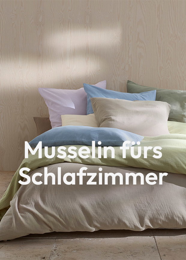 Musselin fürs Schlafzimmer