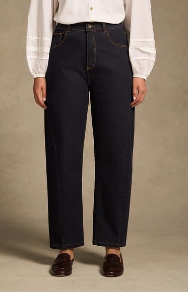 Shop The Barrel Leg Jean - Dark Denim