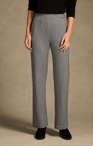Shop The Straight Leg Leisure Pant - Classic Herringbone