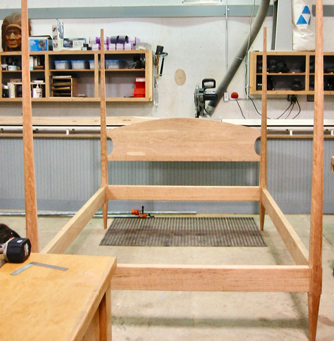Four pencil post bed