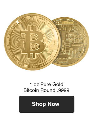 1 oz Gold Bitcoin Round 