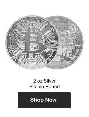 2 oz Silver Bitcoin Round