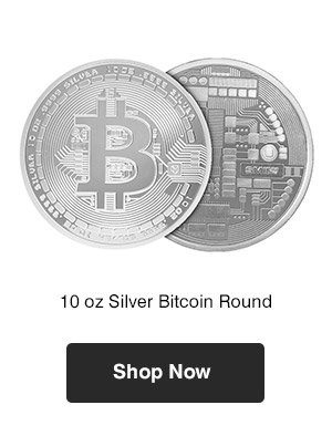 10 oz Silver Bitcoin Round