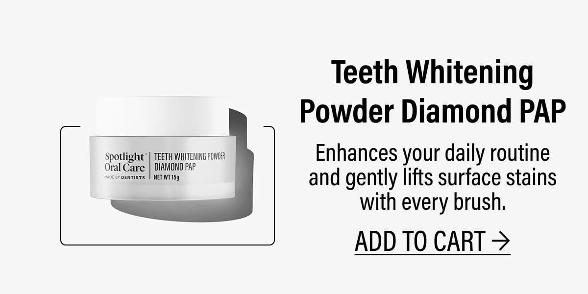 Teeth Whitening Powder Diamond PAP | ADD TO CART →