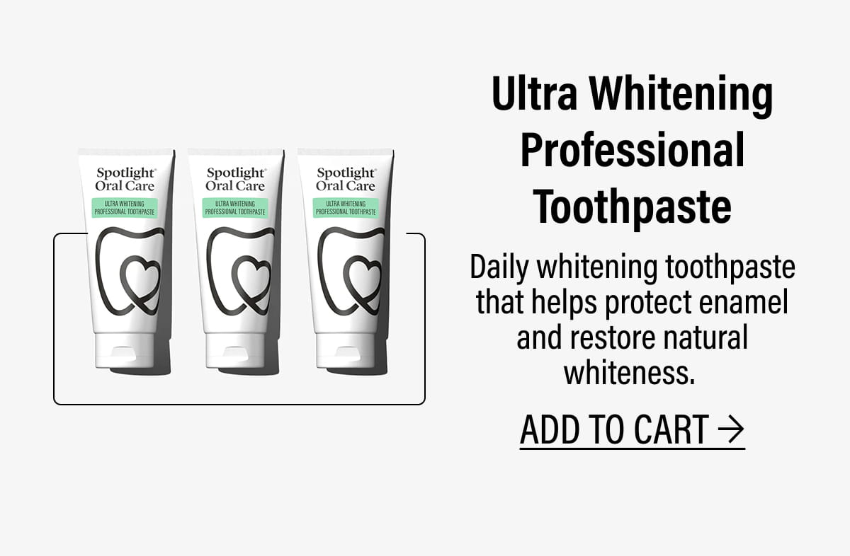 Ultra Whitening Professional Toothpaste | ADD TO CART →