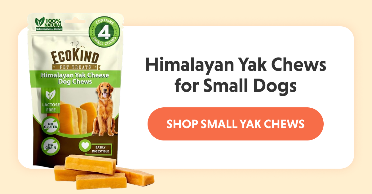 Gold Yak Chews for Small Dogs